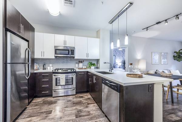 kitchen at Elan Huntington Beach Apartments