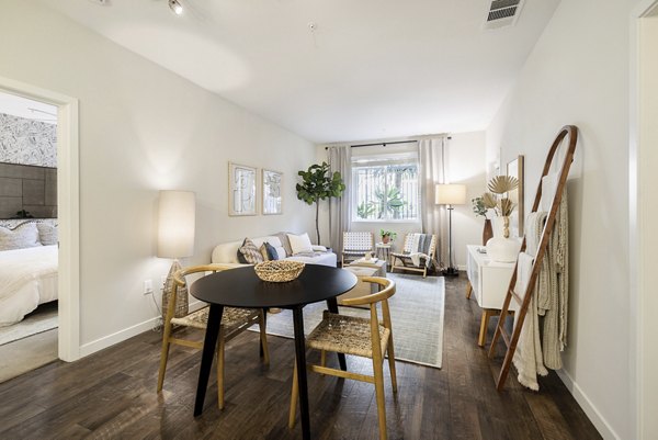 living room at Elan Huntington Beach Apartments