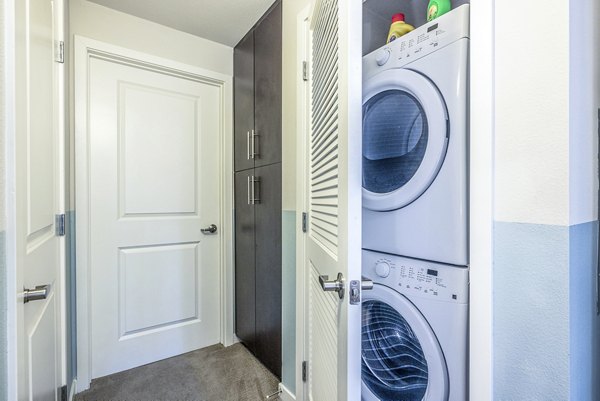 laundry room at Elan Huntington Beach Apartments