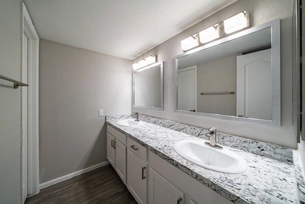 bathroom at Westmount at The District Apartments