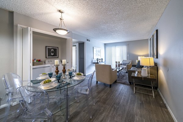 living room at Westmount at The District Apartments