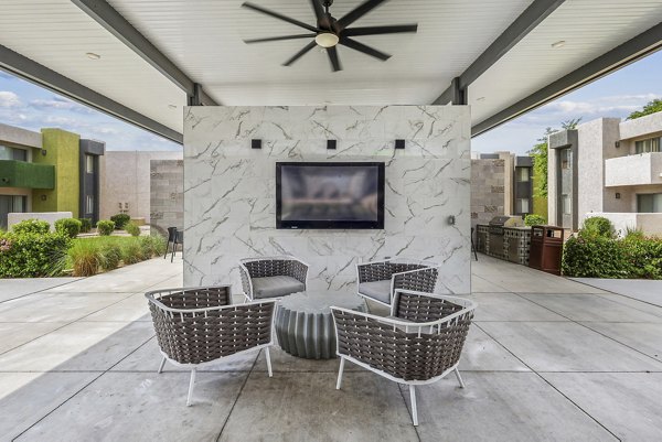 patio at Westmount at The District Apartments