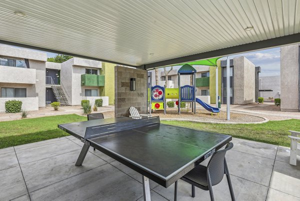 patio at Westmount at The District Apartments