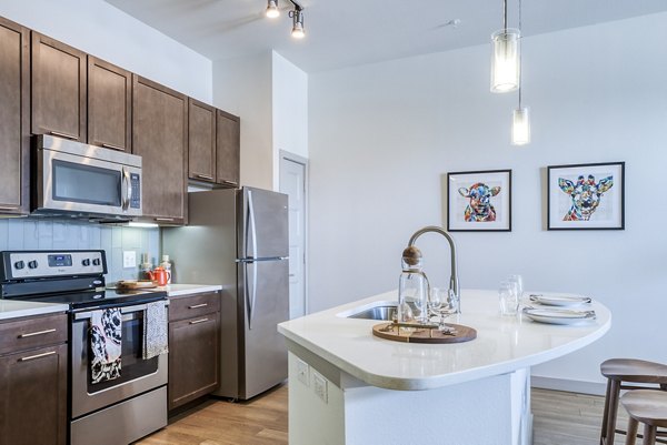 kitchen at Agave Apartments