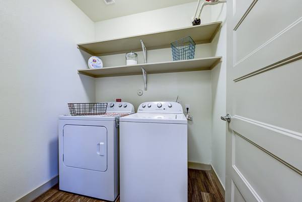 laundry room at Agave Apartments
