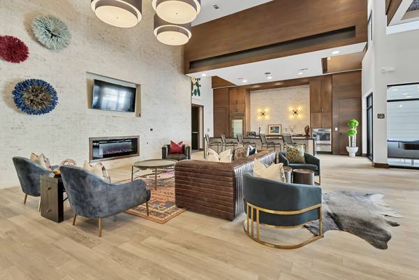clubhouse at Oak & Ellum Apartments