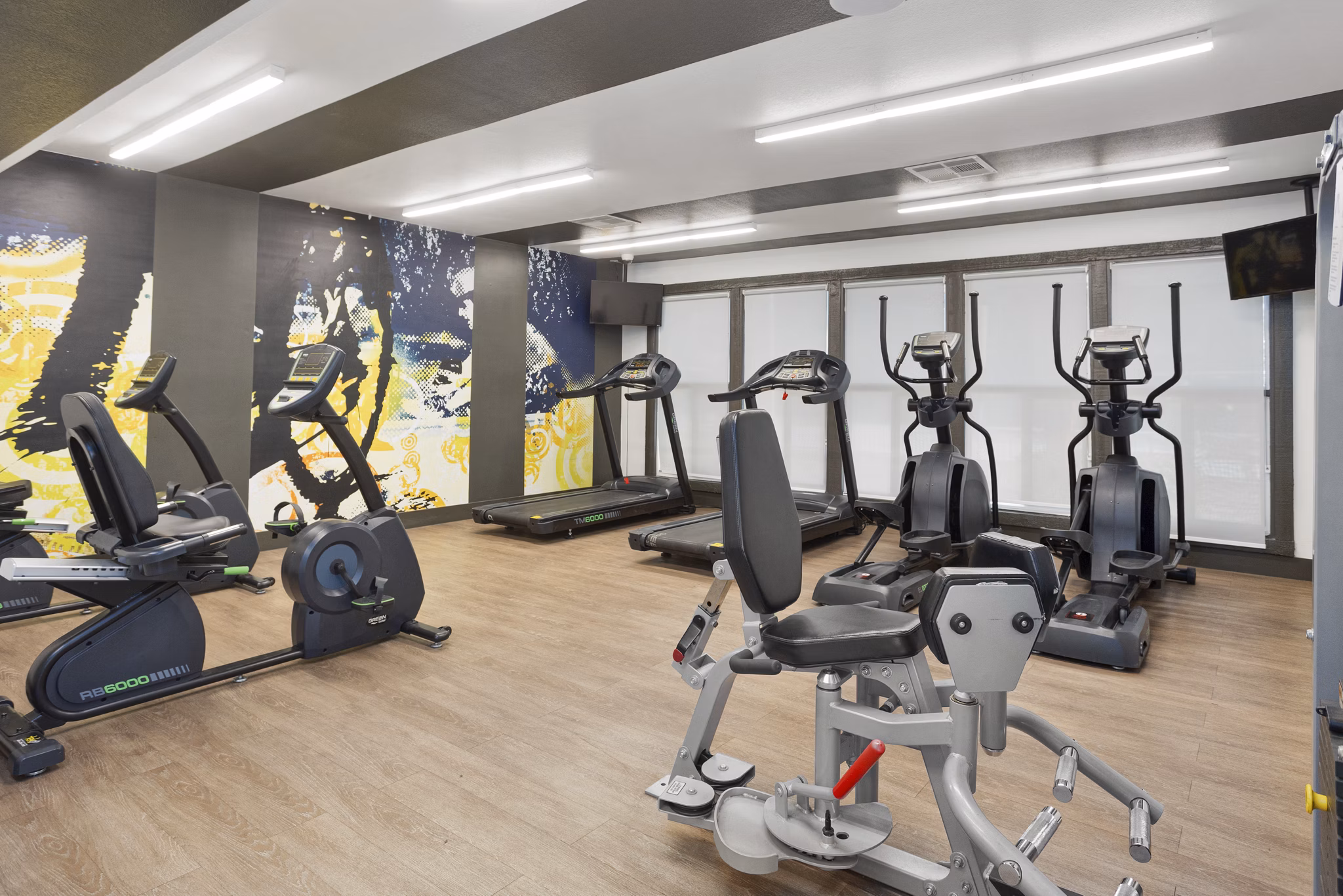 fitness center at The Remy Apartments