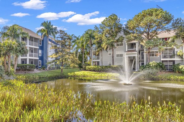 Avana City Park: Elegant view of luxury apartments in Houston