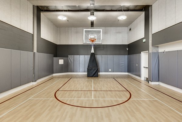 baskeball court at Stackhouse Apartments