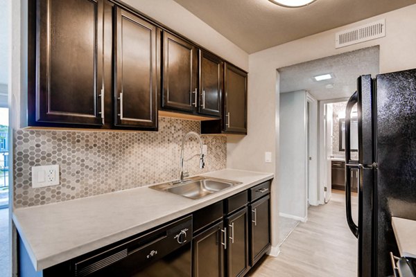 kitchen at Copperwood Apartments