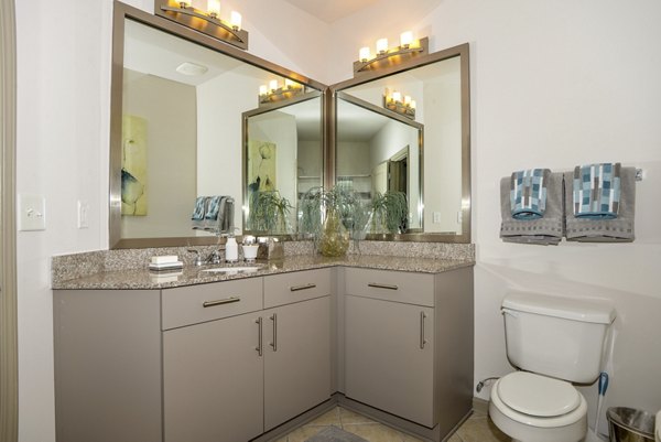 bathroom at Avana Uptown Apartments