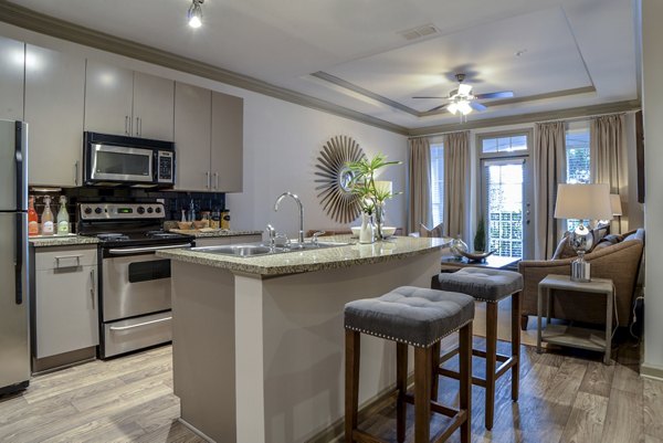 kitchen at Avana Uptown Apartments