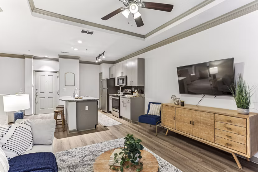 living room at Avana Uptown Apartments