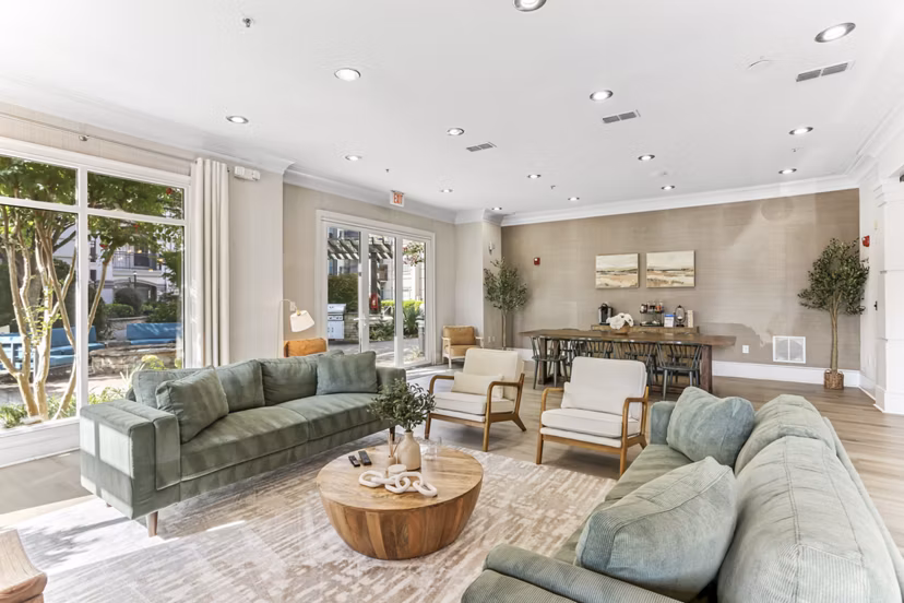 living room at Avana Uptown Apartments