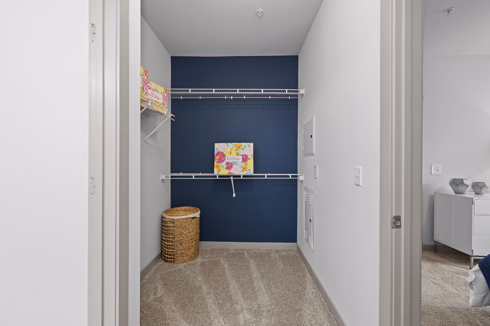 bedroom at Element Ballantyne Apartments