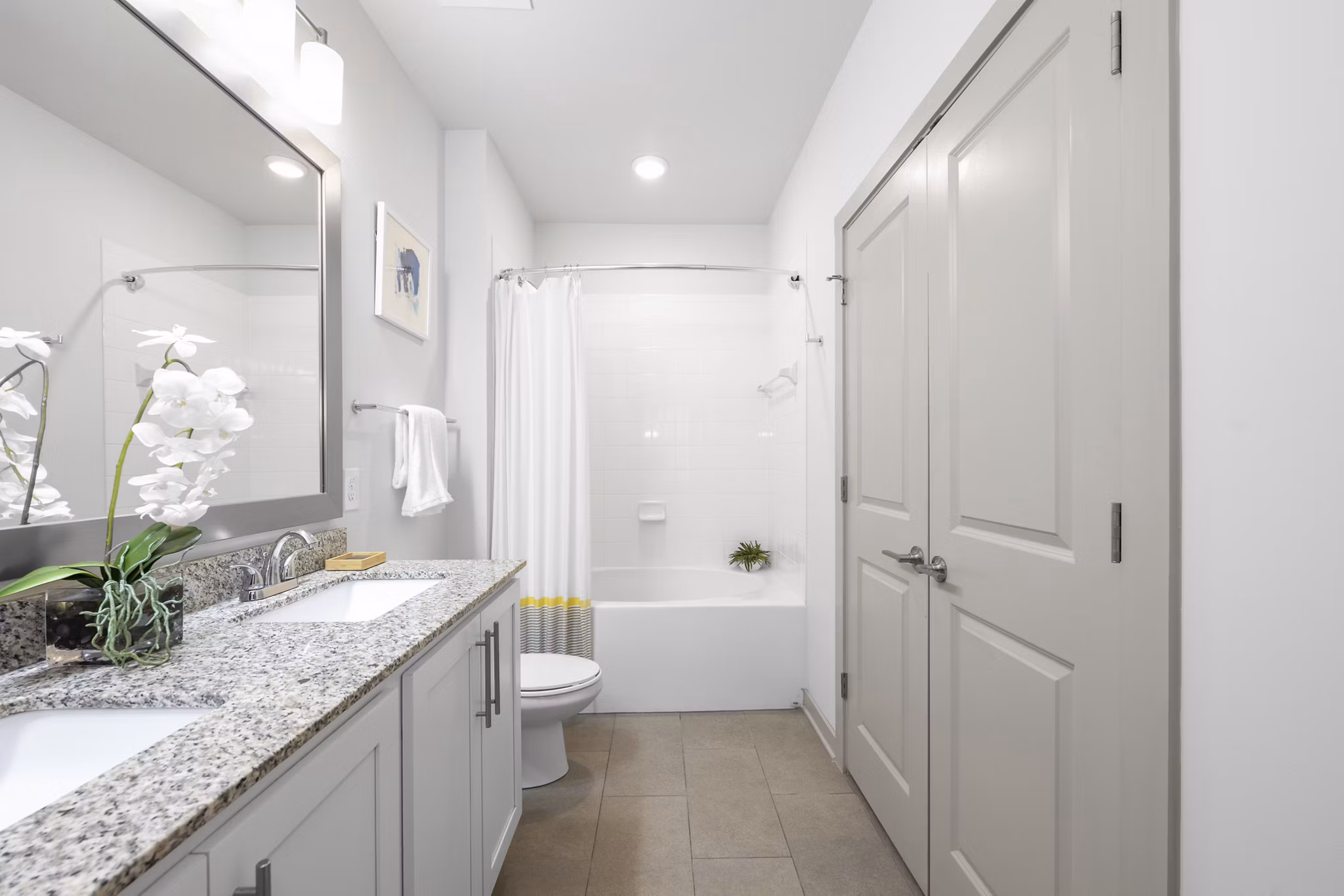 bathroom at Element Ballantyne Apartments
