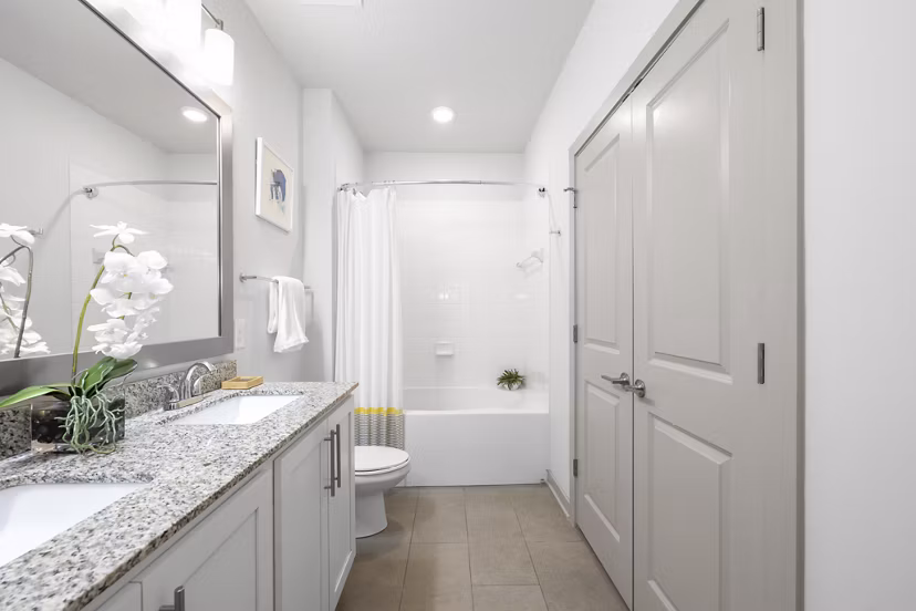 bathroom at Element Ballantyne Apartments
