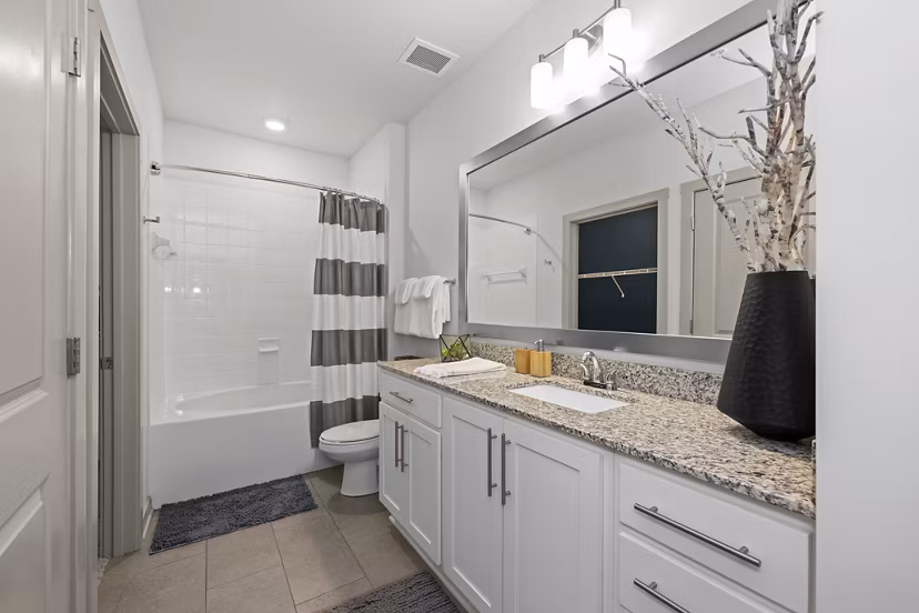 bathroom at Element Ballantyne Apartments