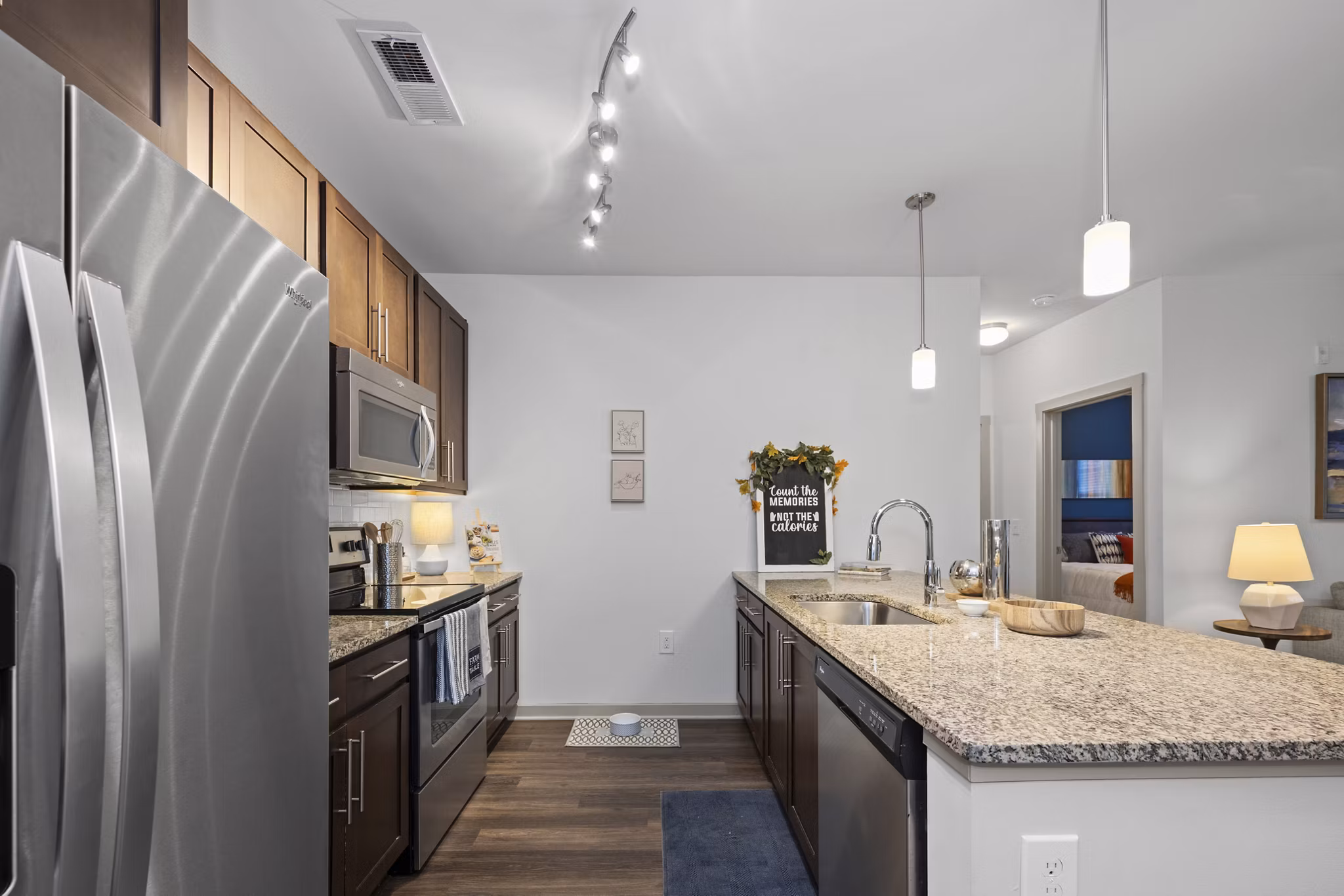 kitchen at Element Ballantyne Apartments