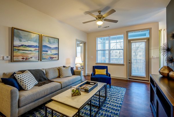 living room at Element Ballantyne Apartments