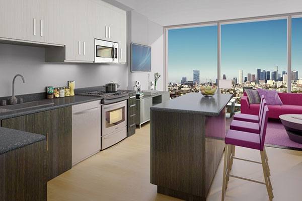kitchen at The Vermont Apartments
