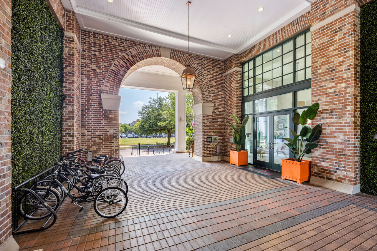 Bike room at Simmons Park