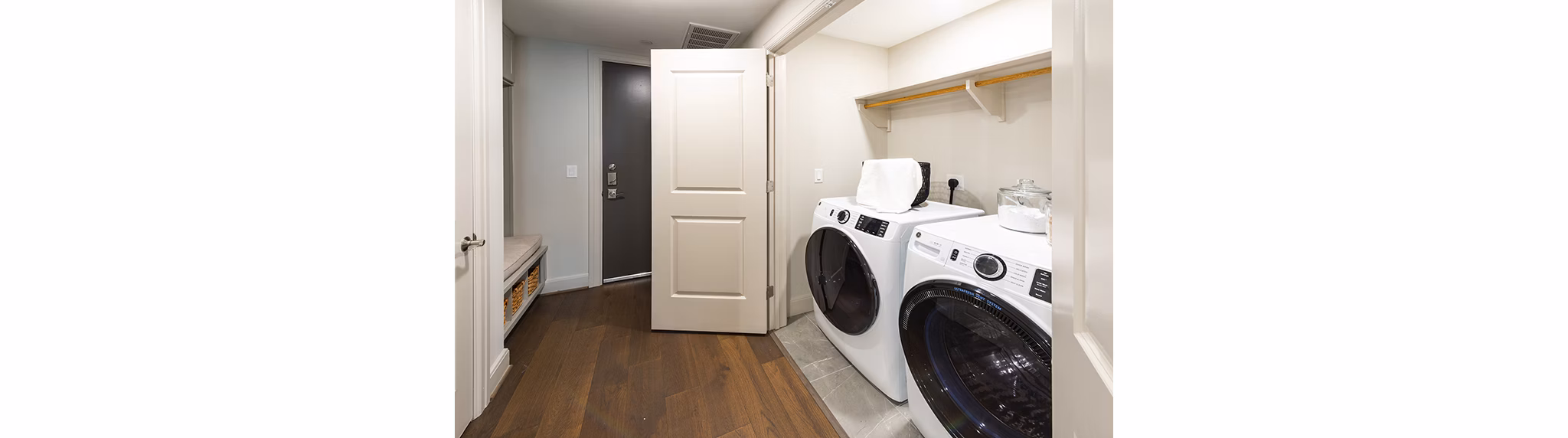 laundry facility at Novel River Oaks Apartments 
