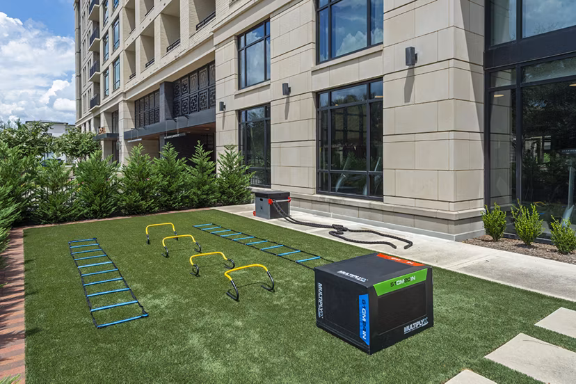 recreational area at Novel River Oaks Apartments 