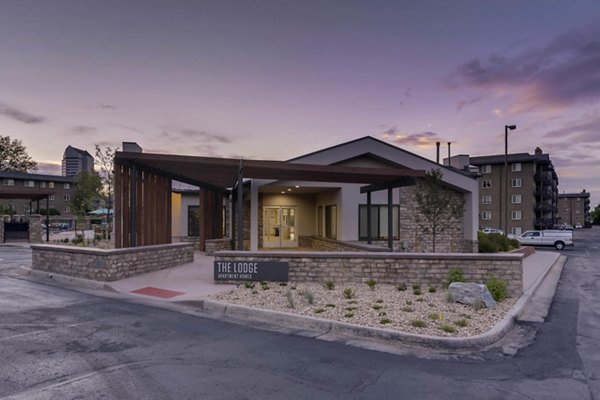 exterior at The Lodge Apartment Homes