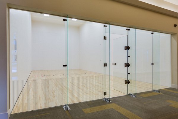 Racquetball court with modern facilities at The Bailey at Amazon Creek Apartments