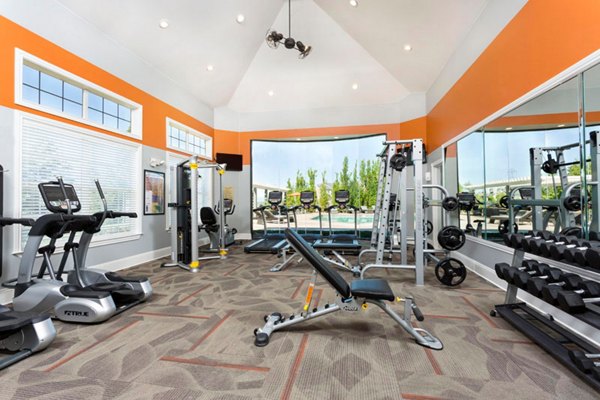 fitness center at Aspen Ridge Apartments