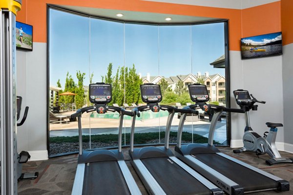 State-of-the-art fitness center at Aspen Ridge Apartments featuring modern equipment and spacious workout areas for an enhanced exercise experience