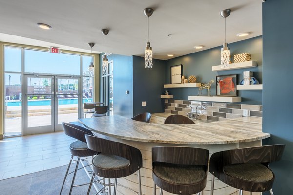 Floor plan showcasing layout options at M Station Apartments