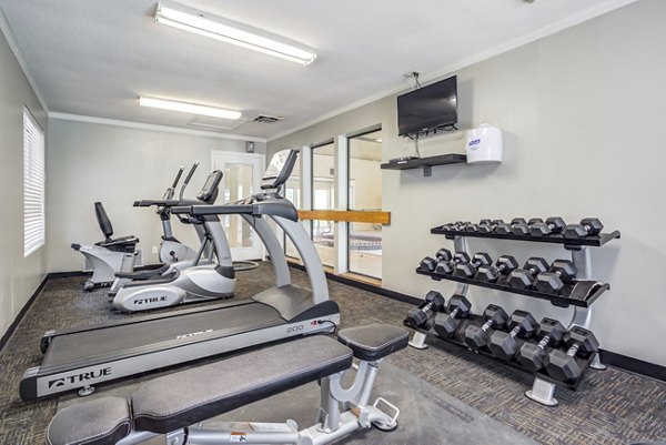  fitness center at Sun River Village Apartments