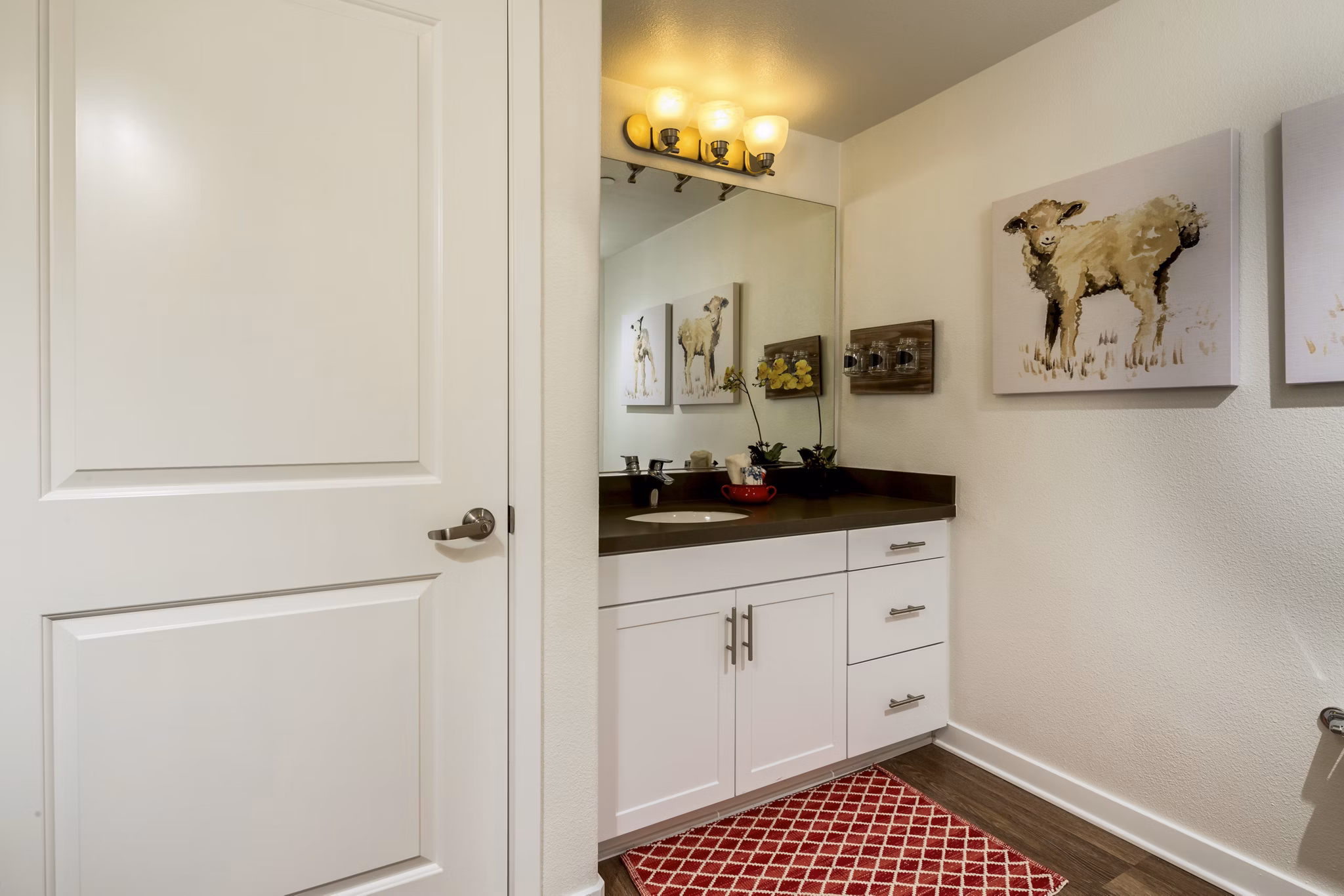 bathroom at Encanto Apartments