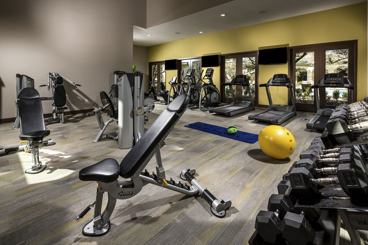 Gym at Encanto Apartments