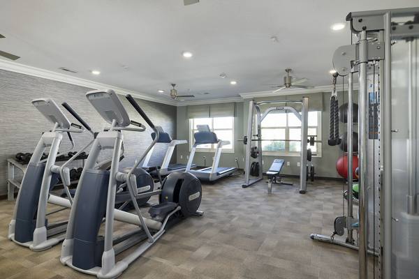 fitness room at University Commons Apartments