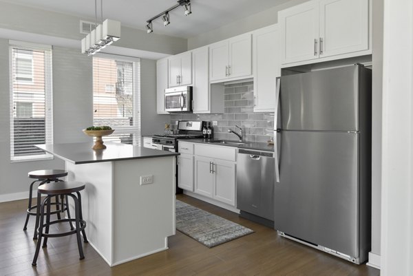 kitchen at Park 205 Apartments