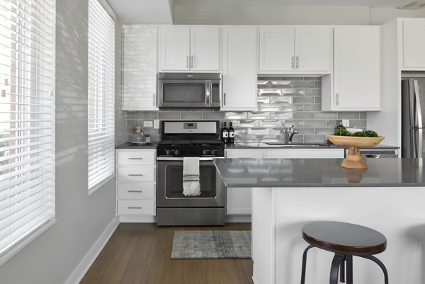 kitchen at Park 205 Apartments