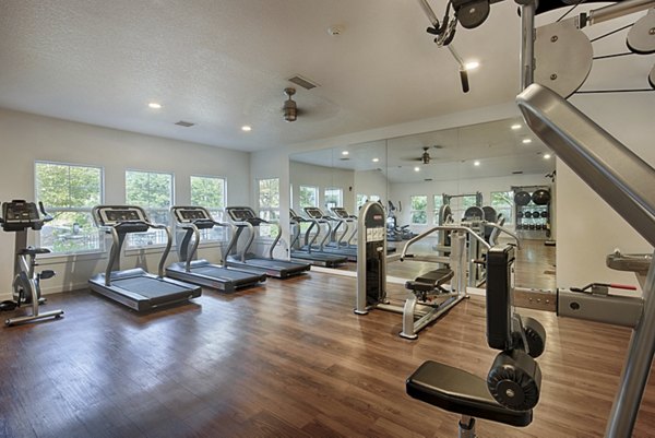 fitness center at Canyon Creek Apartments