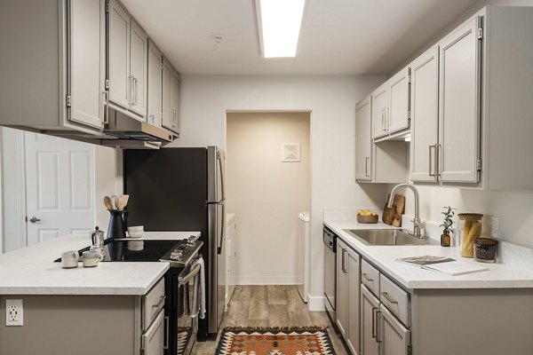 kitchen at Canyon Creek Apartments