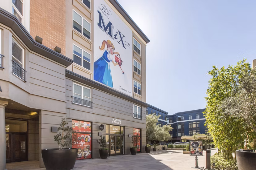 building at The Mix at CTR City Apartments