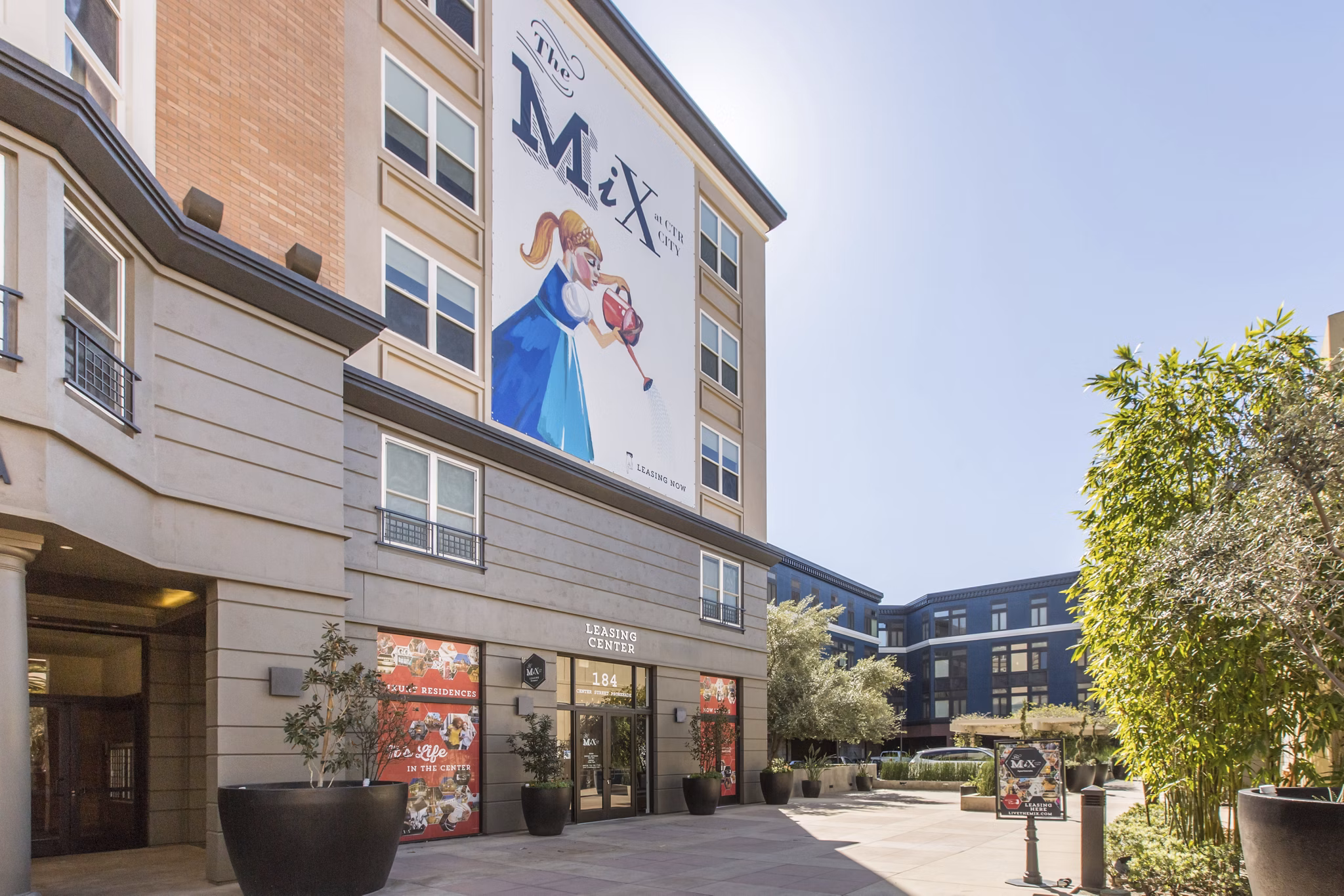 building at The Mix at CTR City Apartments
