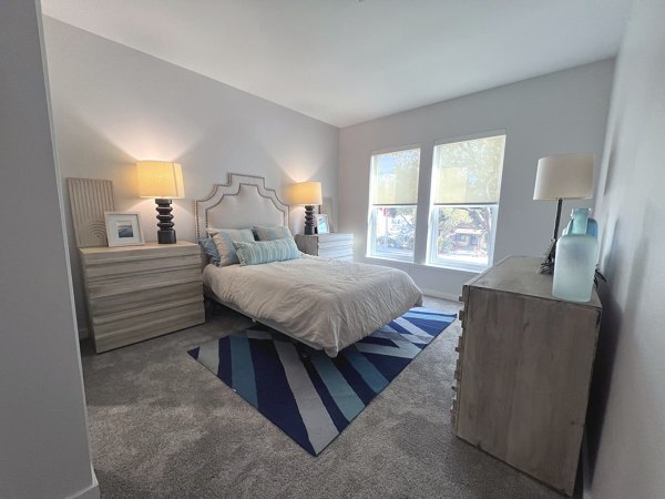bedroom at The Mix at CTR City Apartments