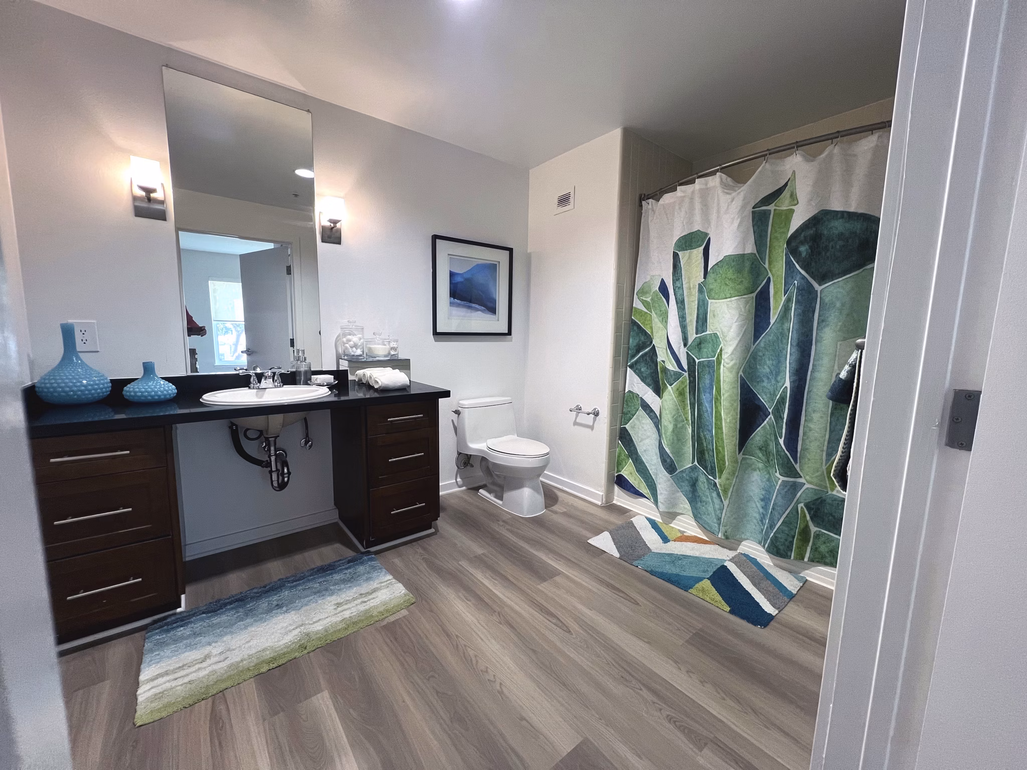 bathroom at The Mix at CTR City Apartments