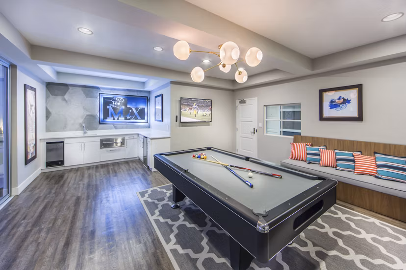 clubhouse at The Mix at CTR City Apartments