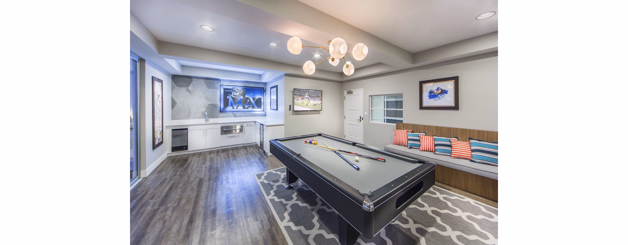 clubhouse at The Mix at CTR City Apartments