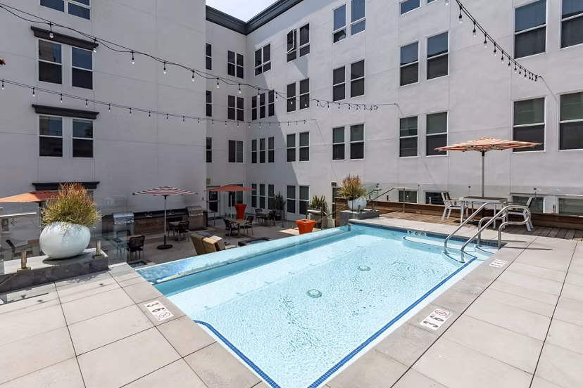 pool at The Mix at CTR City Apartments
