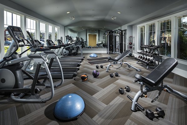 Fitness center with state-of-the-art equipment at Montiavo Apartments