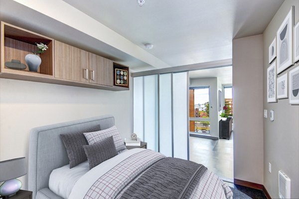 bedroom at Cue Apartment Homes